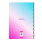 Cahier spirale A4 80 pages quadrillé Safta K-Pop multicolore Cahier spirale A4 80 pages quadrillé Safta K-Pop multicolore