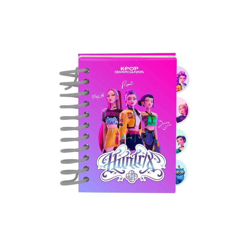 Bloc-notes A7 Chasseurs de démons, 80 pages multicolores