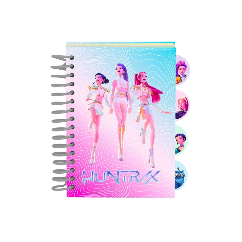 Bloc-notes A6 K-Pop Chasseurs de démons 80 pages multicolore Bloc-notes A6 K-Pop Chasseurs de démons 80 pages multicolore