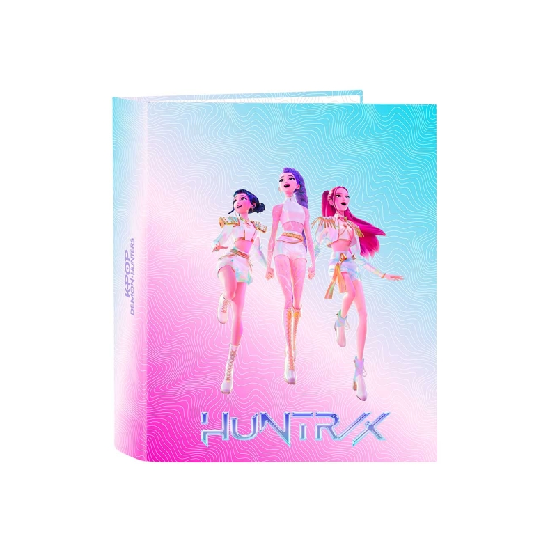 Classeur 4 anneaux K-Pop Demon Hunters Safta multicolore Classeur 4 anneaux K-Pop Demon Hunters Safta multicolore