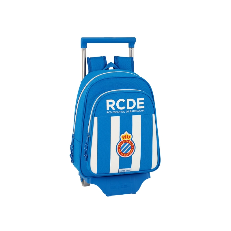 Sac à dos trolley amovible Safta RCD Espanyol bleu blanc Sac à dos trolley amovible Safta RCD Espanyol bleu blanc