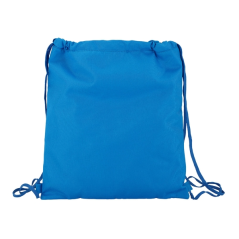 Sac plat Safta RCD Espanyol 5L bleu blanc avec poche zippée