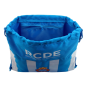 Sac plat Safta RCD Espanyol 5L bleu blanc avec poche zippée Sac plat Safta RCD Espanyol 5L bleu blanc avec poche zippée