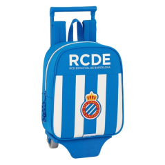 Sac à dos trolley bleu blanc