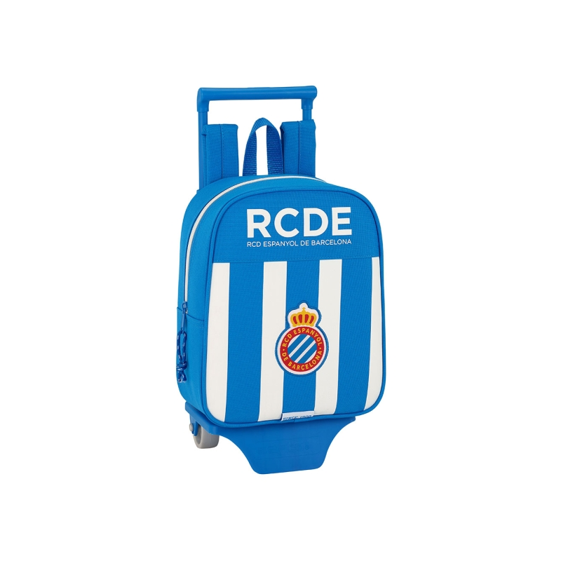 Sac à dos trolley amovible Safta RCD Espanyol bleu blanc Sac à dos trolley amovible Safta RCD Espanyol bleu blanc