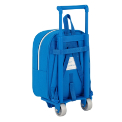 Sac à dos trolley amovible Safta RCD Espanyol bleu blanc