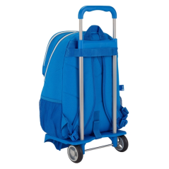 Sac à dos trolley Safta RCD Espanyol bleu blanc 2 compartiments