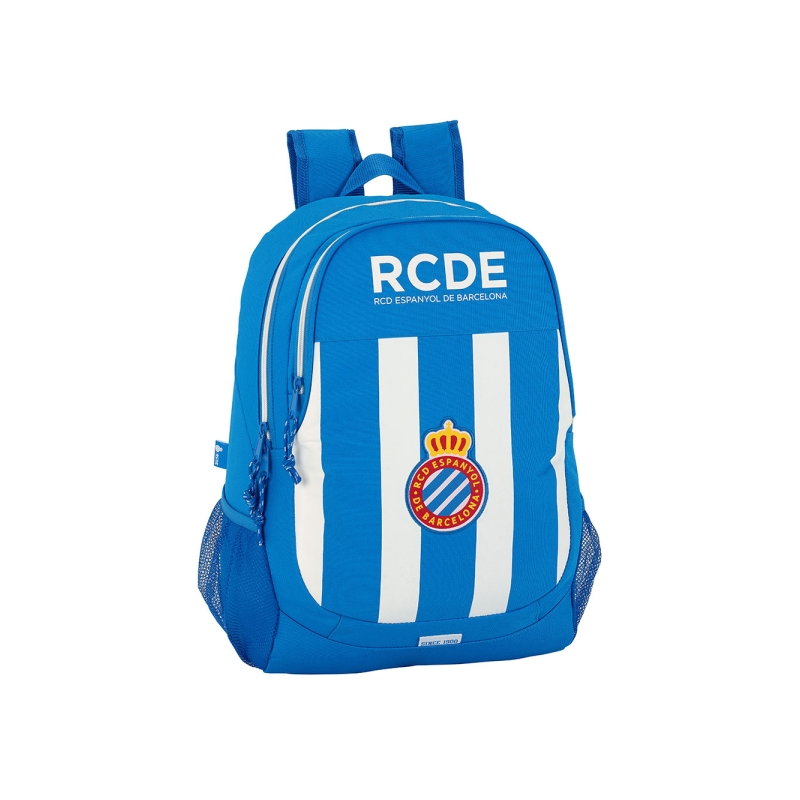 Sac à dos Safta RCD Espanyol bleu et blanc adaptable valise Sac à dos Safta RCD Espanyol bleu et blanc adaptable valise