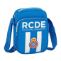 Sac bandoulière RCD Espanyol bleu blanc zippé Sac bandoulière RCD Espanyol bleu blanc zippé