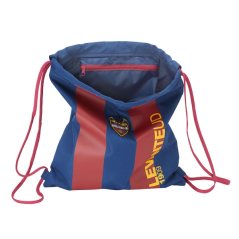 Sac plat rouge bleu à cordon