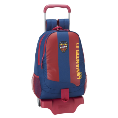 Sac à dos trolley rouge bleu