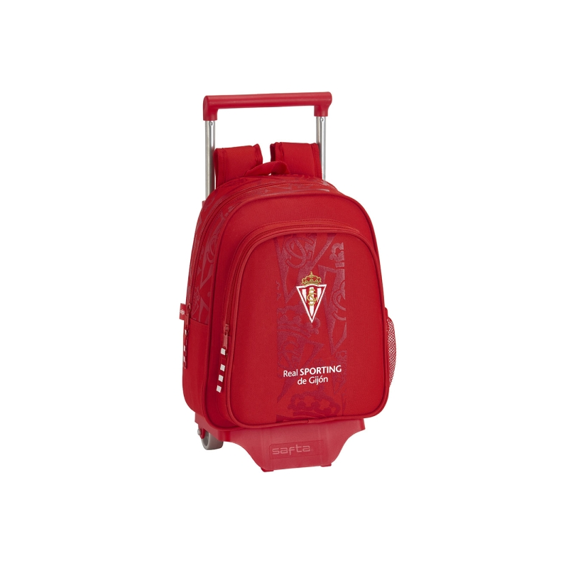 Sac à dos trolley Real Sporting de Gijón rouge Sac à dos trolley Real Sporting de Gijón rouge