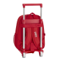 Sac à dos trolley Real Sporting de Gijón rouge Sac à dos trolley Real Sporting de Gijón rouge