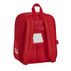 Sac à dos Safta Real Sporting de Gijón rouge adaptable valise
