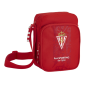 Sac bandoulière Real Sporting de Gijón rouge zippé Sac bandoulière Real Sporting de Gijón rouge zippé
