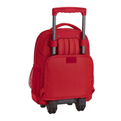 Sac à dos trolley Real Sporting Gijón rouge 2 compartiments