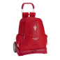 Sac à dos à roulettes Safta Real Sporting Gijón rouge