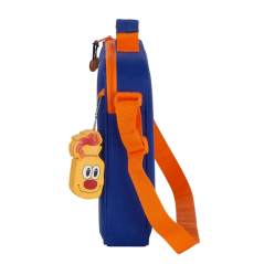 Sacoche zippée bleu foncé