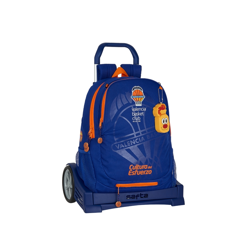 Sac à dos trolley Safta bleu foncé, 2 compartiments Sac à dos trolley Safta bleu foncé, 2 compartiments