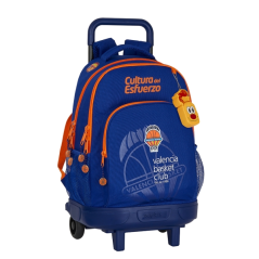 Sac à dos à roulettes bleu foncé