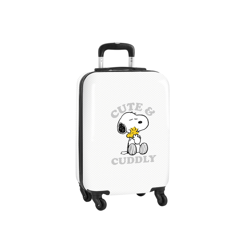 Valise cabine Snoopy Friends Forever blanche 51 cm Valise cabine Snoopy Friends Forever blanche 51 cm