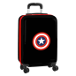 Valise cabine trolley Captain America noire 20 pouces Valise cabine trolley Captain America noire 20 pouces