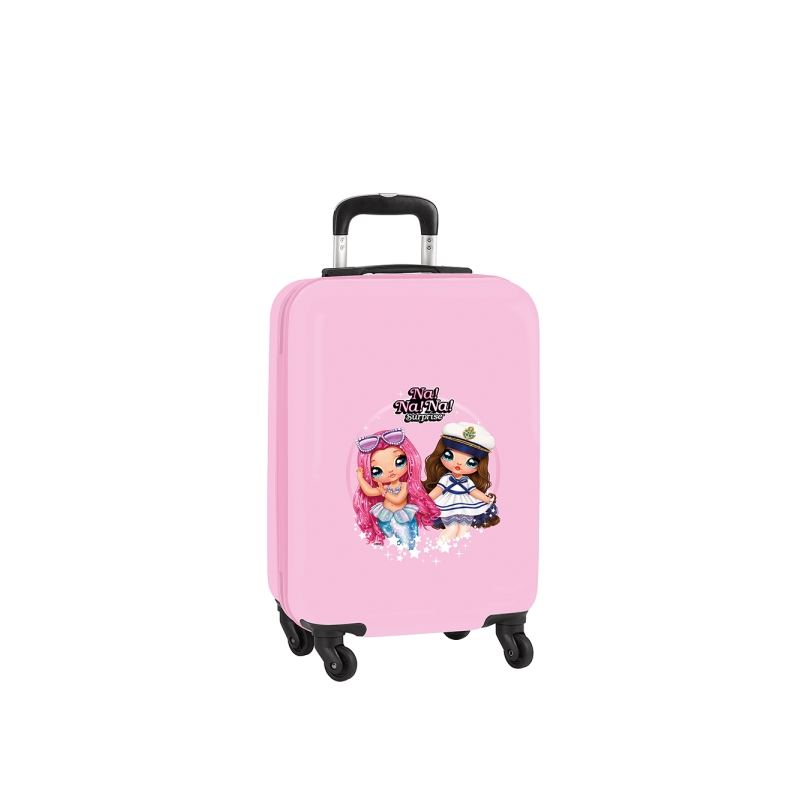 Valise cabine trolley Safta Nanana Sparkles rose 20 pouces Valise cabine trolley Safta Nanana Sparkles rose 20 pouces