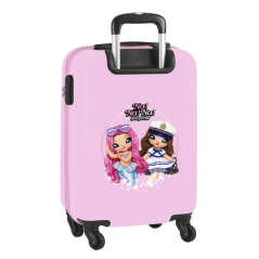 Valise cabine trolley Safta Nanana Sparkles rose 20 pouces