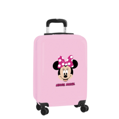 Valise cabine Minnie rose 51cm