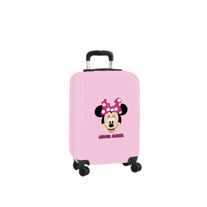 Valise cabine Minnie Mouse à roulettes 51 cm rose Valise cabine Minnie Mouse à roulettes 51 cm rose