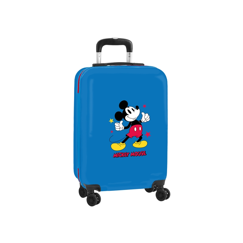 Valise cabine Mickey Mouse 20 pouces bleue à roulettes Valise cabine Mickey Mouse 20 pouces bleue à roulettes