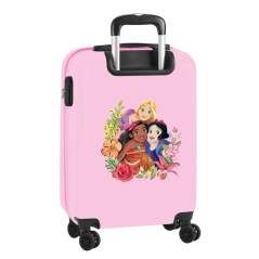 Valise trolley Disney Princess 20 pouces rose ABS verrouillable