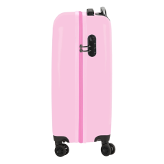 valise trolley rose ABS verrouillable