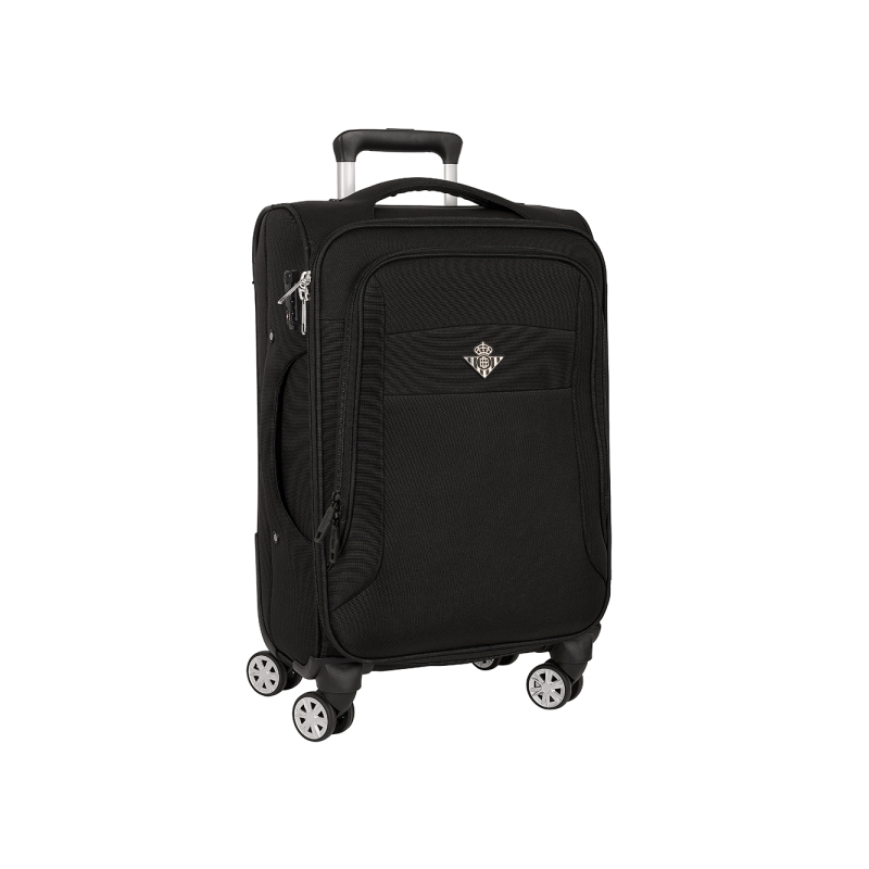 Valise cabine Real Betis 20 pouces noire à roulettes Valise cabine Real Betis 20 pouces noire à roulettes
