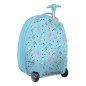Valise trolley enfant Bluey 40 cm bleue doublée