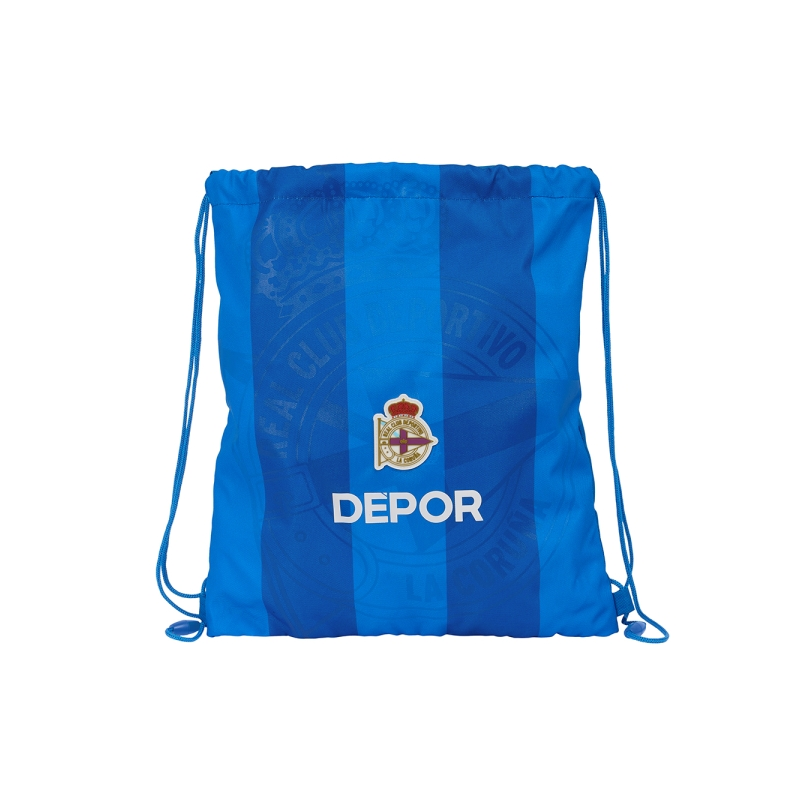 Sac plat Real Deportivo La Corogne bleu 5 L Sac plat Real Deportivo La Corogne bleu 5 L