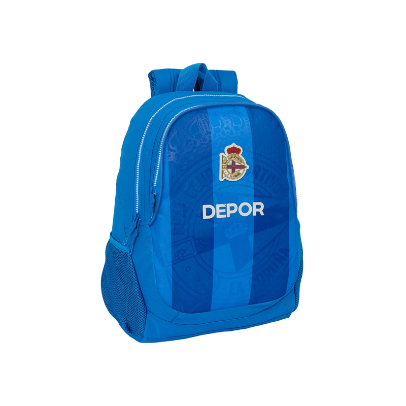 Sac à dos Real Deportivo de la Coruña bleu, 2 compartiments Sac à dos Real Deportivo de la Coruña bleu, 2 compartiments