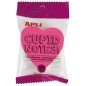 Apli Notes Adhésives Coeur 70x70mm - Bloc 200 Feuilles - 4 Couleurs Assorties - Fluo