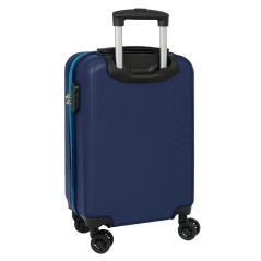 Valise cabine trolley Safta Munich Nautic bleu marine