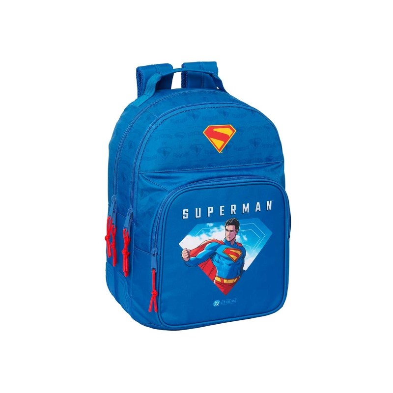 Sac à dos Superman bleu foncé compatible trolley Sac à dos Superman bleu foncé compatible trolley