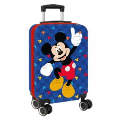 valise cabine Mickey bleu marine