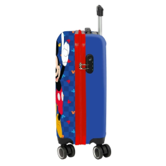 Valise cabine trolley Mickey bleu marine