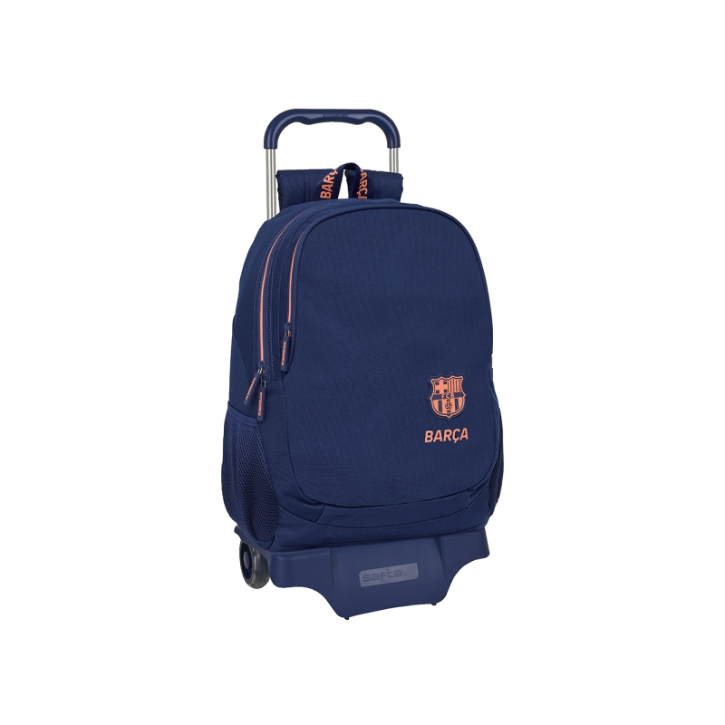 Sac à dos trolley FC Barcelone bleu marine, 2 compartiments Sac à dos trolley FC Barcelone bleu marine, 2 compartiments