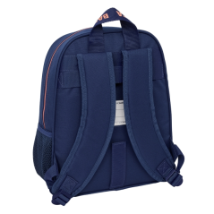 Sac à dos enfant FC Barcelone bleu marine adaptable valise