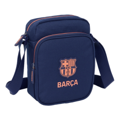 Sac bandoulière bleu marine zippé