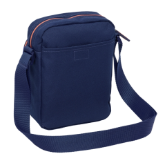 Sac bandoulière FC Barcelone bleu marine zippé