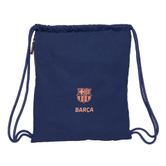 Sac plat FC Barcelone bleu marine