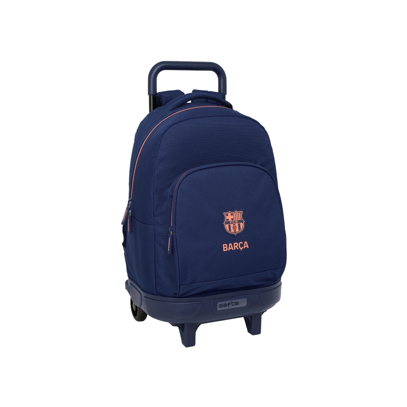 Sac à dos trolley FC Barcelone bleu marine, poche amovible