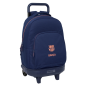 Sac à dos trolley FC Barcelone bleu marine, poche amovible