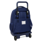 Sac à dos trolley FC Barcelone bleu marine, poche amovible
